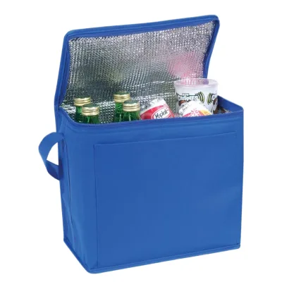 Custom Logo Reusable Insulated PP Cooler Bag Thermal Printed Zipper Picnic Grocery Keep Warm Cool Eco-Friendly Package Solution