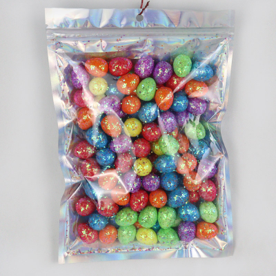 1.5*2CM 100pcs Foam Easter Eggs Happy Easter Decorations Painted Eggs Craft Children's Gifts Love Home Decor Easter Party
