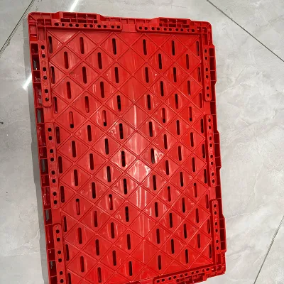 Foldable square Plastic Foldable Storage Boxes for Fruits and Vegetables for Agricultural Transportation