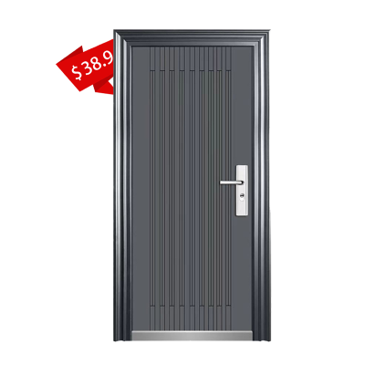 Secure Stylish External Used Outside Internal Indoor Steel Model Metal Luxury Exterior Entry Modern Security Front Houses Door
