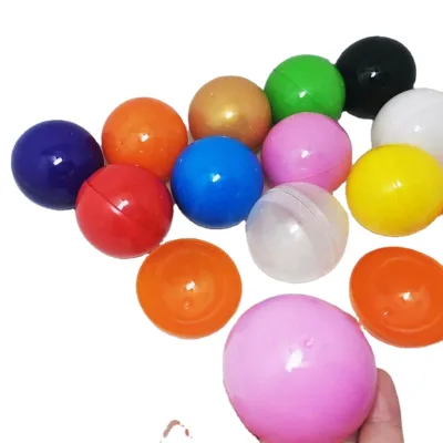 45mm Beauty Plastic Ball Capsule Mixed Color Soft Round Balls for Kids Toys Capsule