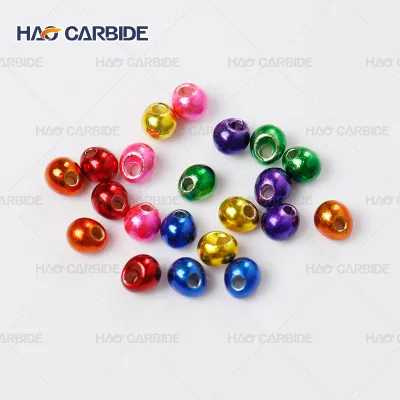 Metallic Color Bidoz Off Beads Jig-Head Euro Nymph Fishing Tungsten Beads