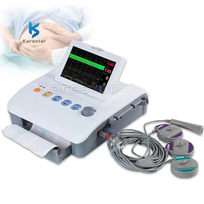 K-FM55 Medical Device 12 Inch Multi Parameter Vital Signs Monitor Patient Monitor Portable