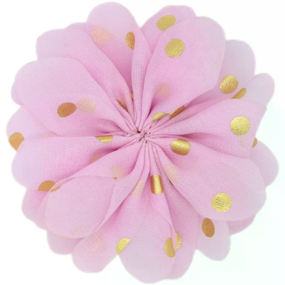 Clothing flower high quality chiffon new style decorative fabric flowers for wedding