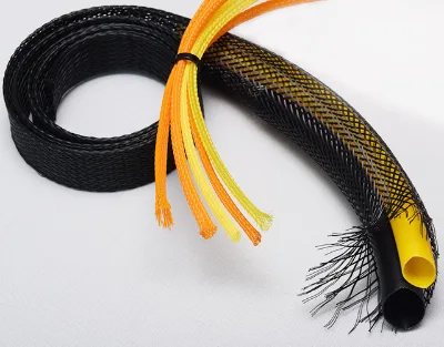 Custom Braided Heat Resistant Cable Sleeves for Fuel and Oil Line Protection