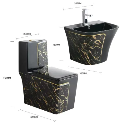 Modern Design Factory Ceramic Siphon Toilet Customized Paper Material for Home Bathroom Sanitary Ware