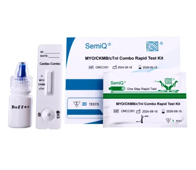 Chuangxingwell SemiQ Rapid Test Kit CE Approved 3-in-1 Combo CK-MB/cTnI/MYO Quality Plastic Manual Household Medical Device