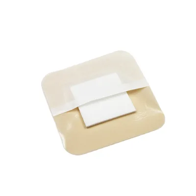 New Silicone Foam Wound Dressing Silicone Foam Pad Silicone Foam Dressing with Adhesive Border