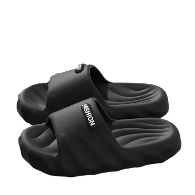 7771 Men's thick soled slippers with a sense of stepping on feces in the bathroom, suitable for home use