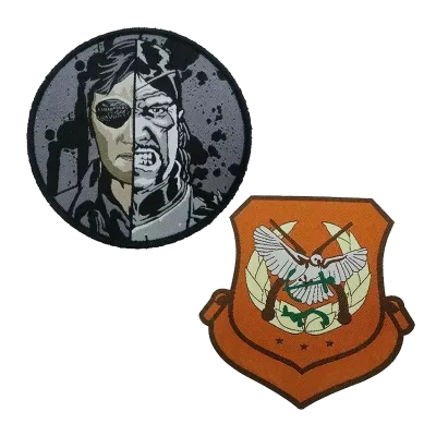 Custom Iron on Woven Patches Woven Heat Press Patch with Hook and Loop Embroidery Fabric for Clothing Bags Hats Brand Logos