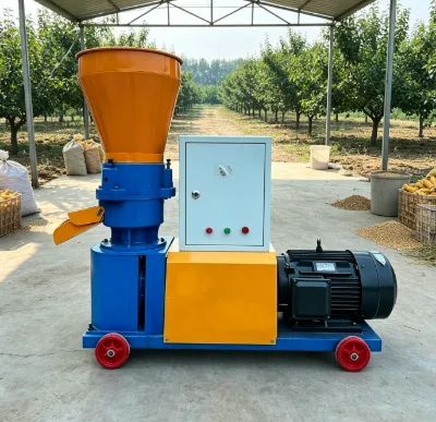 Sturdy Build Mobile Feed Pellet Machine Flexible Application Feed Granulator for On Site Farm Feed Making and Temporary