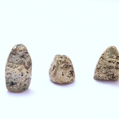 Natural Pyrite Crystal Stone Normal Size Polished Gold Fashion Trend Angel Style Home Decoration Bulk Healing Raw Stone