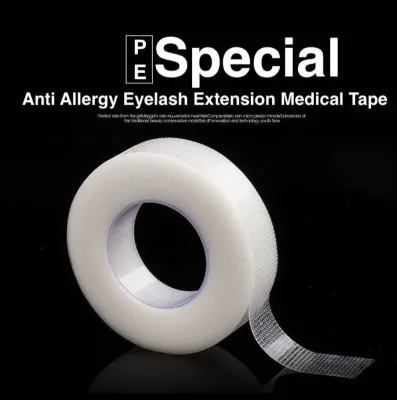 Medical Grade PE Eyelash Tape Hypoallergenic Breathable Easy Tear Tape for Eyelash Extension Supplies Wholesale