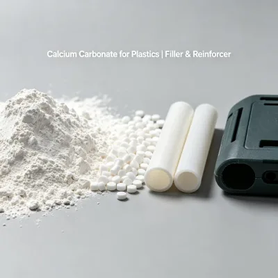 High Quality PE PP PVC Plastic Calcium Carbonate Powder Caco3 for Buyer