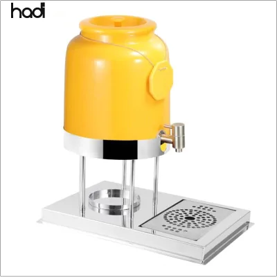 Guangzhou Hadi High Quality 8L Deluxe Ceramic Tea & Coffee Urn Porcelain Gold Wedding Urn for Hotels and Restaurants