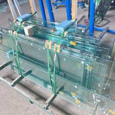CE 6MM 8MM 10MM 12MM Clear Custom Temper Building Shower Glass Door Bathroom Glass Balcony Balustrade Railing Tempered Glass
