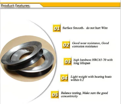 Wearable V groove Ceramic Lagging Cable Pulley