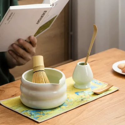 Hot-selling Matcha Tea Set 7-piece Set Japanese Style Tea Whisk Matcha Bowl Set