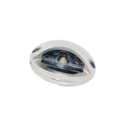 Nice IP68 316 Stainless Steel Housing Surface Mounted LED Stair Light Step Lighting 3W Led Corner Aisle Background Lamp