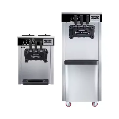 1600W Commercial New Design Industrial Chinese Auto Pre-cooling 18-22L/H Clean Summer Soft Ice Cream Machine