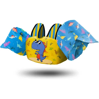 Kids Swim Vest Life Jacket for 22-66 Pounds Boy and Girl, Toddler Float with Shoulder Harness Arm Wings