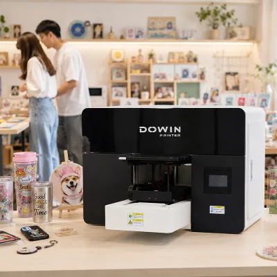 Multifunctional Commercial A3 UV Inkjet Printer CCD Positioning for Flat Cylindrical Materials Custom Printing