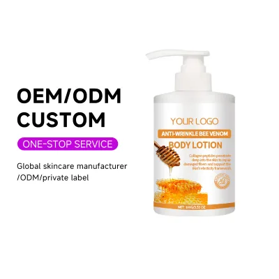 OEM ODM Skin Moisturizing Freckle Remover Fast Whitening Cream Skin Care Firming Body Butter Anti-wrinkle Bee Venom Body Lotion