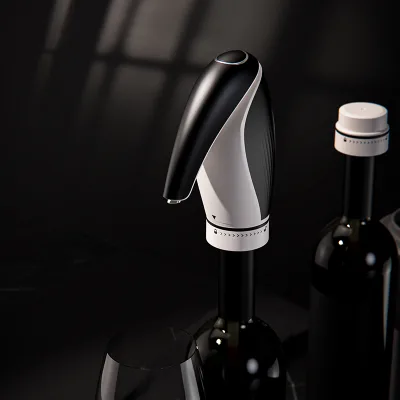 Factory Direct High Quality 2 in 1 Electric Wine Aerator Automatic Wine Decanter Vacuum Wine Stopper Quantity Accessories OEM