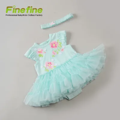 Wholesale Newborn Infant Age Group Summer Fashion Cute Boutique Baby Girl Clothing