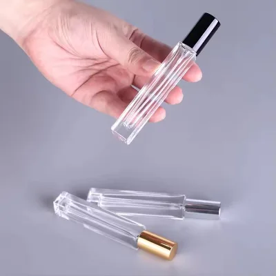 MH744 Empty Liquid Glass Spray Bottle Portable Sub-bottling Small Sample Bottle Perfume 10ML Capacity Carry It Out