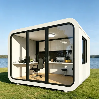 Smooth Daily Operation Fully Finished Luxury Modern Smart Apple Cabin-Eco-Friendly CE Certified 5-Year Warranty Fast Install