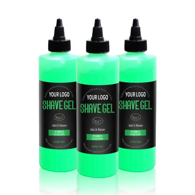Greenlem Wholesale Best Selling Shaving Cream Hair Removal Gel, Sensitive Skin Moisturizer 8oz, Shave Gel for Men
