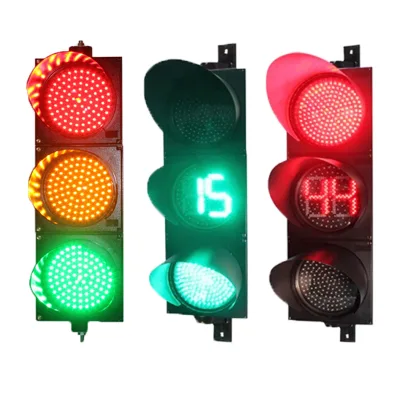 High Quality IP66 Semaforo 200mm 300mm Traffic Light for Crossroads Multi Color Led Traffic Lights Traffic signal Light