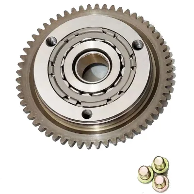 CG125 200 Motorcycle Overrunning Clutch Assembly for 125cc Tricycle Motorcycle