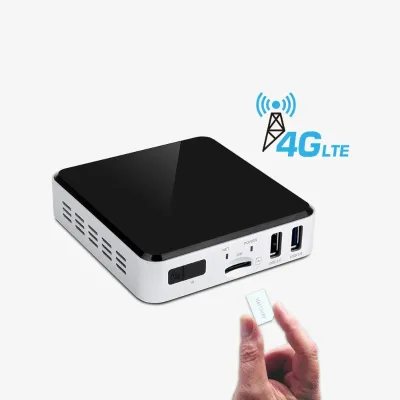 Geniatech 4G LTE Android 11 TV Box 64-Bit Quad Core ARM Cortex-A55 with 2GB RAM & 16/32GB ROM for Mobile Use