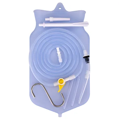 Silicone Water Douche Anal Vagina Cleaning Tool Kit Colon Irrigator Reusable Enema Bag