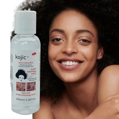 Kojic Acid Lotion Refreshes Dull Skin Face and Body Private Label Skincare Products Organic Promotes Even Skin Tone Lightening