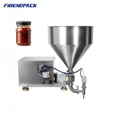 Desktop Pneumatic Paste Filling Machine for Chocolate Sauce Chili Sauce Peanut Butter 10-60000ml Liquid Filling Machine