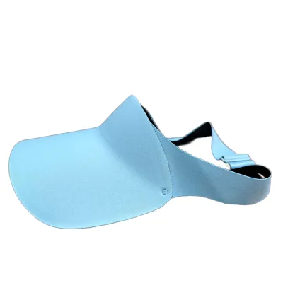 Upf50+ Summer Large Brim Beach Sunshade Sun Visor Uv Protection Custom Logo Sun Visor Hat