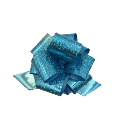 Laser Pull Bow for Christmas Flower Gift Wrapping Plastic Ribbon Factory Sale