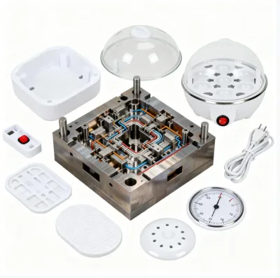 Great Bear Southeast Asia Hot Selling Electric Egg Cooker 4 In 1 Steamer Automatic Egg Cooker For Household Kitchen Mold
