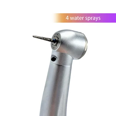 High Quality Type Turbine Motor Stainless Steel High Speed Dental Handpiece Push Button Manual Power Fiber Optic Air Turbine CE