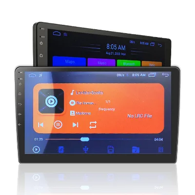 Car Digital Media Radio Retractable 10" Touch Screen Display Autoradio Stereo Mp5 Video Car Multimedia Dvd Player