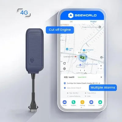 R12L-GL Google Maps Waterproof Motorcycle GPS Tracker with Remote Control 1 Year Warranty for Truck Transport Made in China