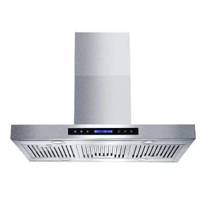 Factory Direct Ultra Thin Island Kitchen Hood T Shape Wall Mounted Trending Products Chimney Range Hood