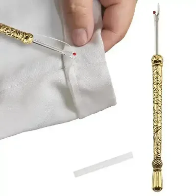 Gold Seam Ripper for Sewing Stitches Unpicker Material Remover Smooth Durable Alloy Crafting Thread Cutter Needlework