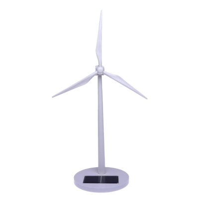 Manual Solar Wind Turbine for Desktop Display Solar Powered Windmill for Outdoor Decorative Lighting for Gifts