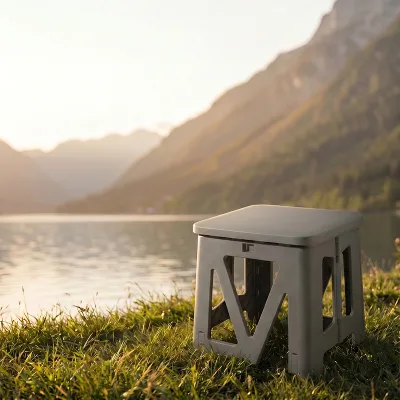 Portable Folding Toilet PP Material Waterproof Camping Outdoor Travel Emergency Use Anti Odor Seat All Seasons Vietnam