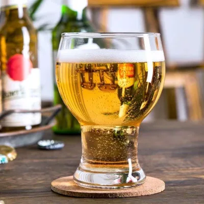 Wholesale Craft Beer Glasses Lead-free Transparent Wine Glasses for Commercial Use
