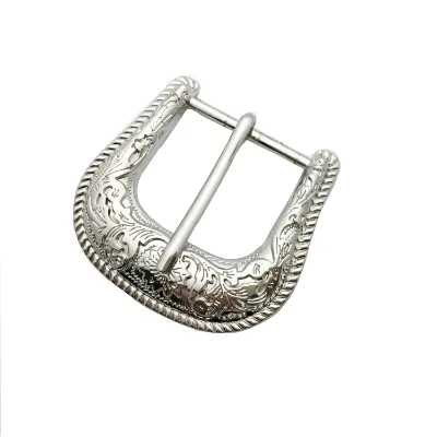 Vintage Style Single Prong Belt for Buckle Zinc Alloy Metal Pin with Three Parts for Leather Belts
